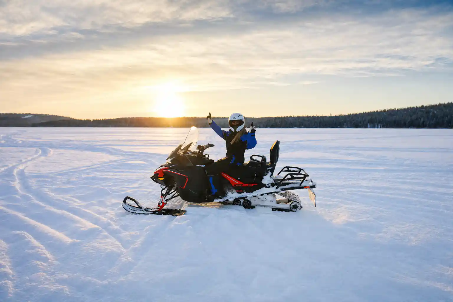 Drive New 2025 Snowmobiles on Arctic Safari